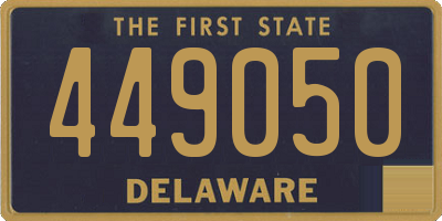 DE license plate 449050
