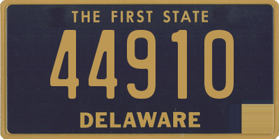 DE license plate 44910