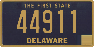 DE license plate 44911