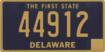 DE license plate 44912