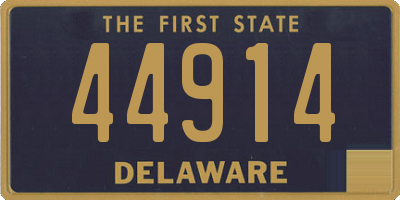 DE license plate 44914