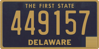 DE license plate 449157