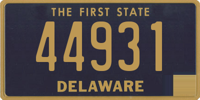 DE license plate 44931