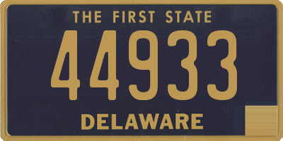 DE license plate 44933