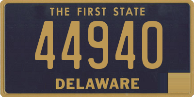 DE license plate 44940