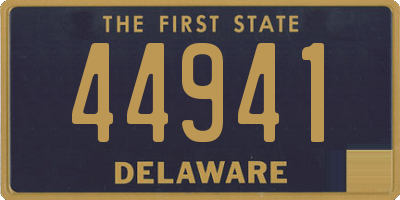 DE license plate 44941