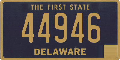 DE license plate 44946