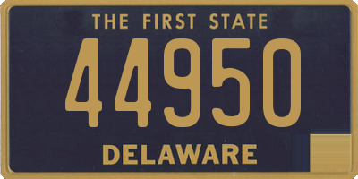 DE license plate 44950