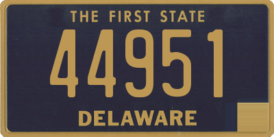 DE license plate 44951