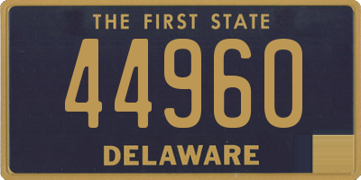 DE license plate 44960