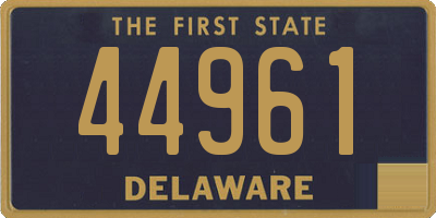 DE license plate 44961