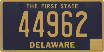 DE license plate 44962