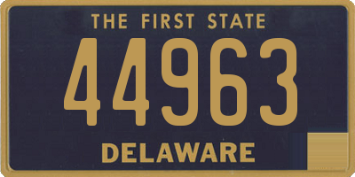 DE license plate 44963