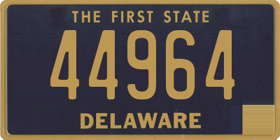 DE license plate 44964