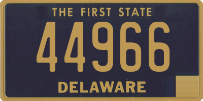 DE license plate 44966