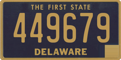 DE license plate 449679