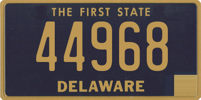 DE license plate 44968