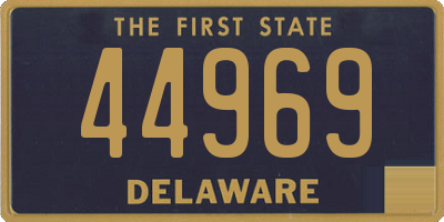 DE license plate 44969