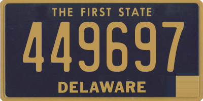 DE license plate 449697
