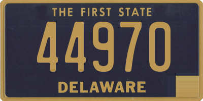 DE license plate 44970