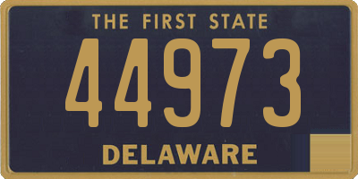 DE license plate 44973