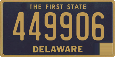DE license plate 449906