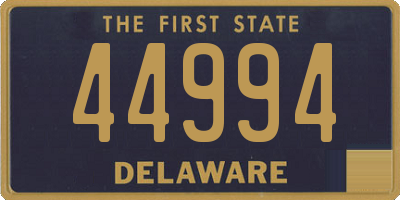 DE license plate 44994