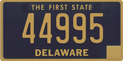 DE license plate 44995