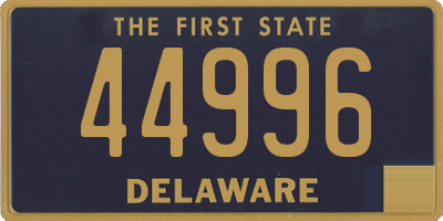 DE license plate 44996