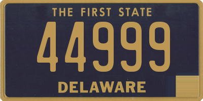DE license plate 44999