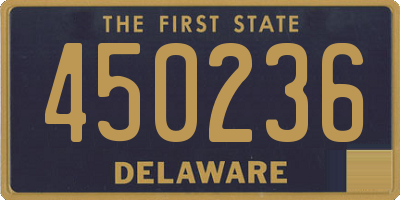 DE license plate 450236