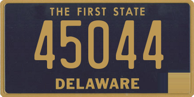 DE license plate 45044
