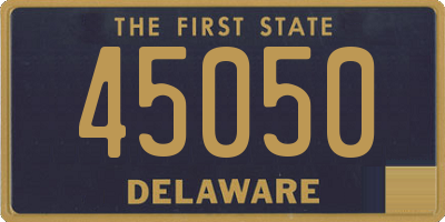 DE license plate 45050