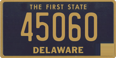 DE license plate 45060