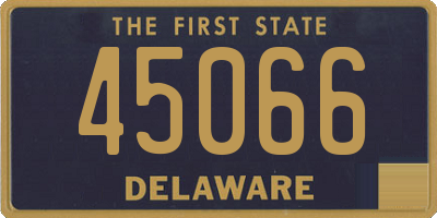 DE license plate 45066