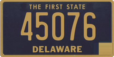 DE license plate 45076