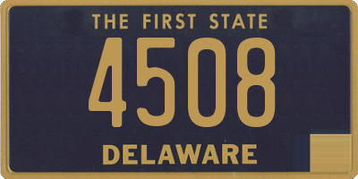 DE license plate 4508