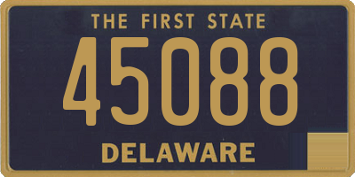 DE license plate 45088