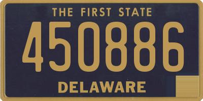 DE license plate 450886
