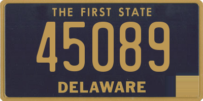 DE license plate 45089