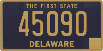 DE license plate 45090