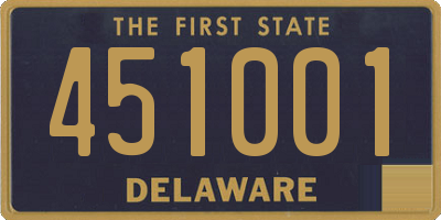 DE license plate 451001