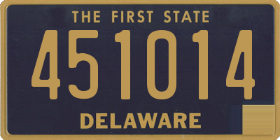 DE license plate 451014