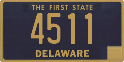 DE license plate 4511