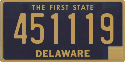 DE license plate 451119