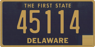 DE license plate 45114