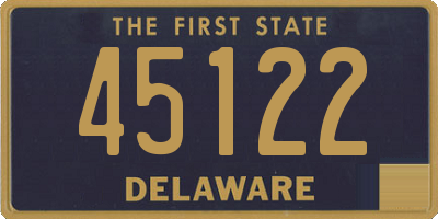 DE license plate 45122