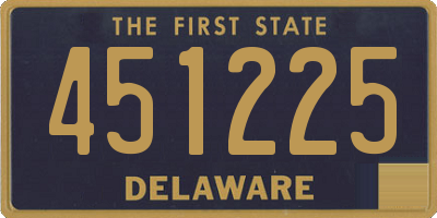 DE license plate 451225