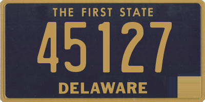 DE license plate 45127