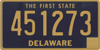 DE license plate 451273